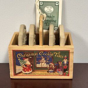 Brown Bag Cookie Art Christmas Cookie Tiles Santa Nutcracker Snowman Teddy Bear